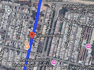 Đất đường 7m5 trần minh tông . diện tích 105m2 ngang 5m hướng tây bắc ,