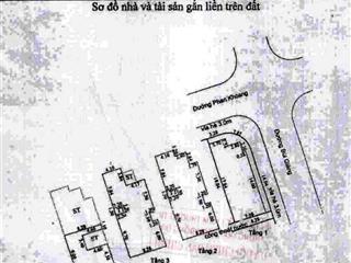Nhà 4 tầng góc 2 mtien phan khoang  bùi giáng
 dt đất  152m2 ngang 8m2