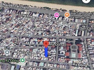 Cặp đất đường 5m5 hà đông 3. thanh khê. s= 210m2 ngang 10m. giá 10.6 tỷ bợt nhẹ