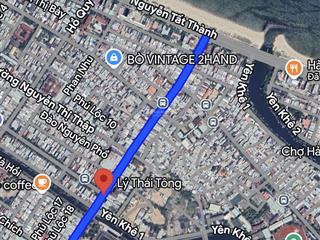 Lô góc 2 mặt tiền đường 15m lý thái tông  thông biển nguyễn tất thành