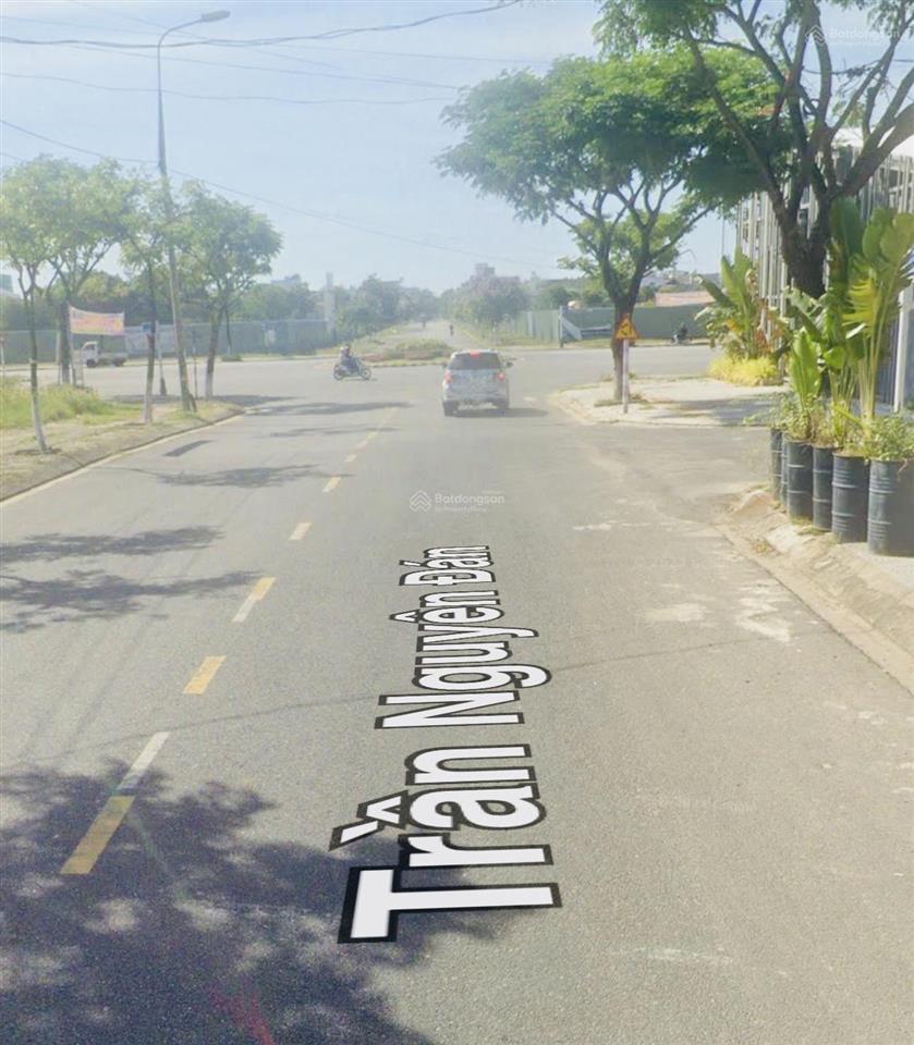 Góc 2 mặt tiền đường 10m5 trần nguyên đán và hoà minh 24. diện tích 118m2, ngang 6m