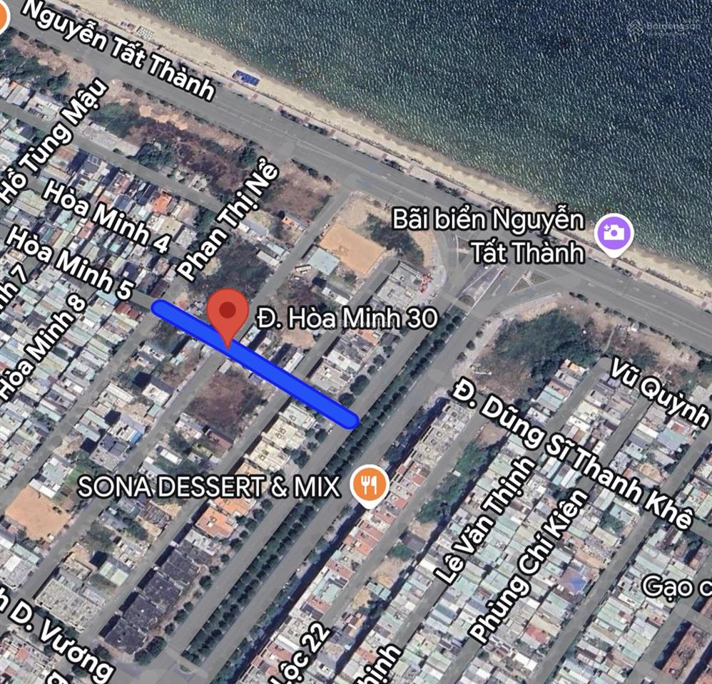 Cặp đất biển giá tốt
vị tri  mt đường 7m5 hoà minh 30
trục thông nguyễn sinh sắc