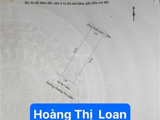 Đất mặt tiền đường hoàng thị loan , vị trí kinh doanh  diện tích 100m2 ngang 5m