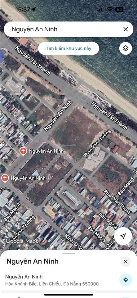 Siêu vip đất 2 mặt tiền đường nguyễn an ninh , sát biển nguyễn tất thành .
 dt 2700m2 ngang 60m