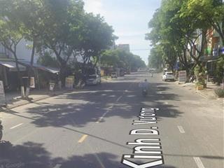 Đất mặt tiền kinh dương vương . hoà minh
 diện tích 100m2 ngang 4m5
 hướng đông bắc