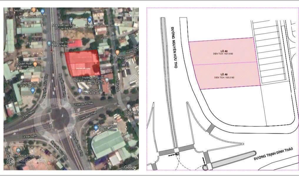 Đất mặt tiền đường nguyễn hữu thọ, khuê trung, quận cẩm lệ  diện tích 2051m2 ngang 40m