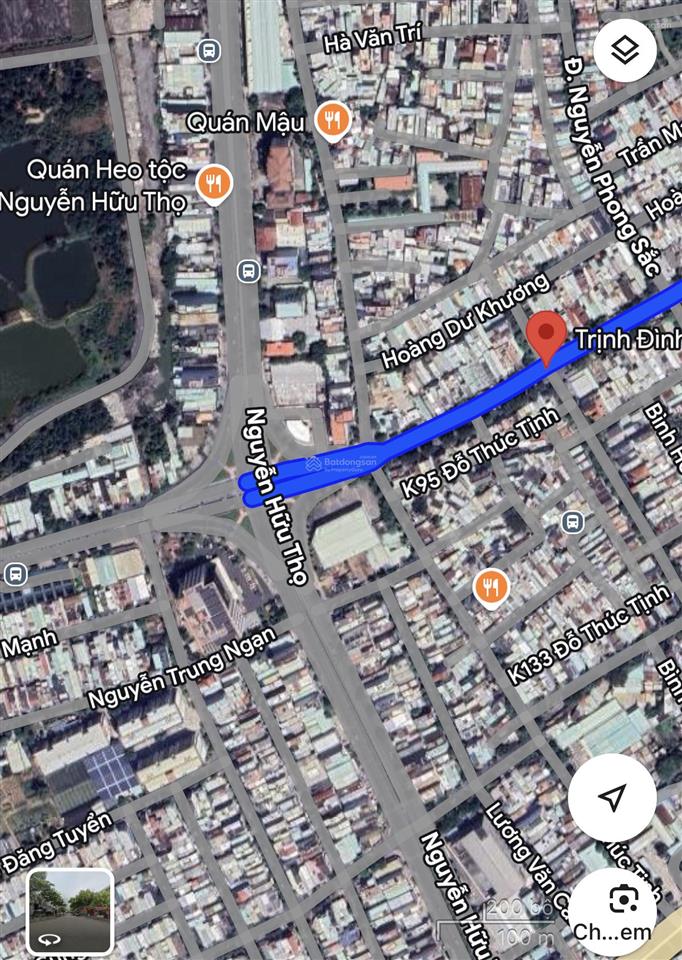 Đất mặt tiền đường nguyễn hữu thọ, khuê trung, quận cẩm lệ  diện tích 2051m2 ngang 40m