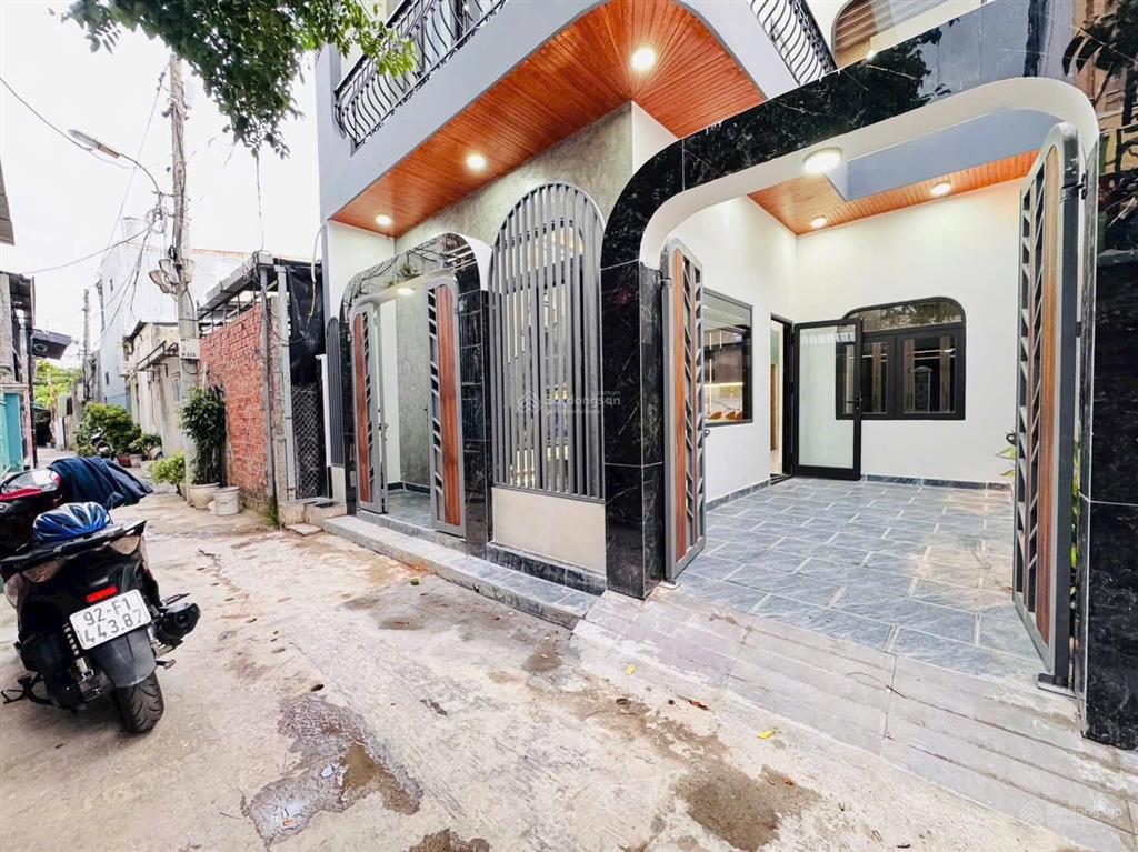 Nhà 2 tầng 2 mê. xây kiểu villar mini.  kiệt 283/.. tôn đản  an khê sau nhà mặt tiền