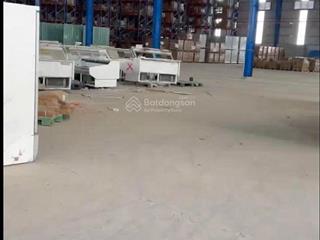 Cho thuê kho xưởng diện tích lớn  sẵn sàng khai thác ngay