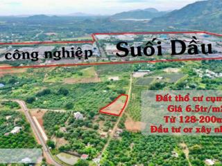 Bất động sản gần kcn suối dầu tâm điểm vàng đón sóng phát triển mới của cam lâm, chỉ từ 830 tr/lô