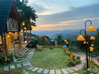 Đất bảo lộc 1035m2 tặng nhà gỗ, view săn mây, hai mặt tiền, suối tự nhiên, sổ sẵn 0903 747 ***