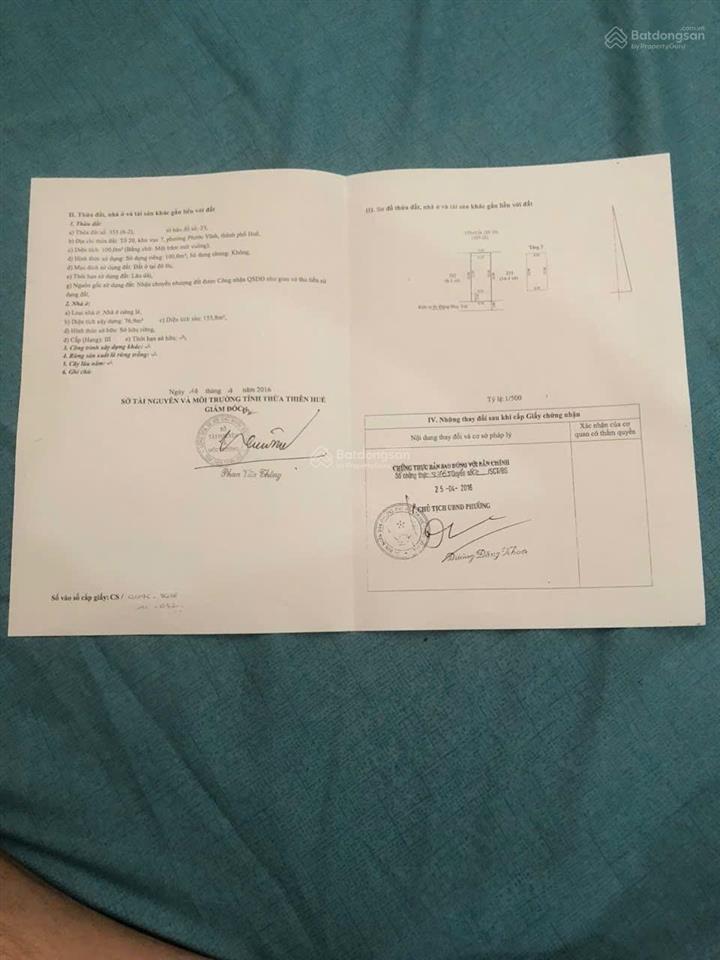 Nhà bán biệt thự 2 tầng, dt 6.25 x 16 = 100m2 tại đặng huy trứ, huế, giá bán nhanh 3.95 tỷ