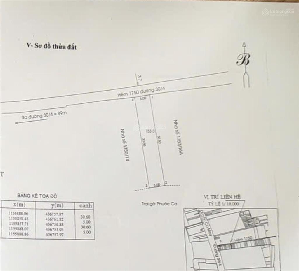Bán đất 2 mặt tiền hẻm 1750 võ nguyên giáp, p.12, tp.vũng tàu có nhà cấp 4 & trạm bts cho thuê 9t
