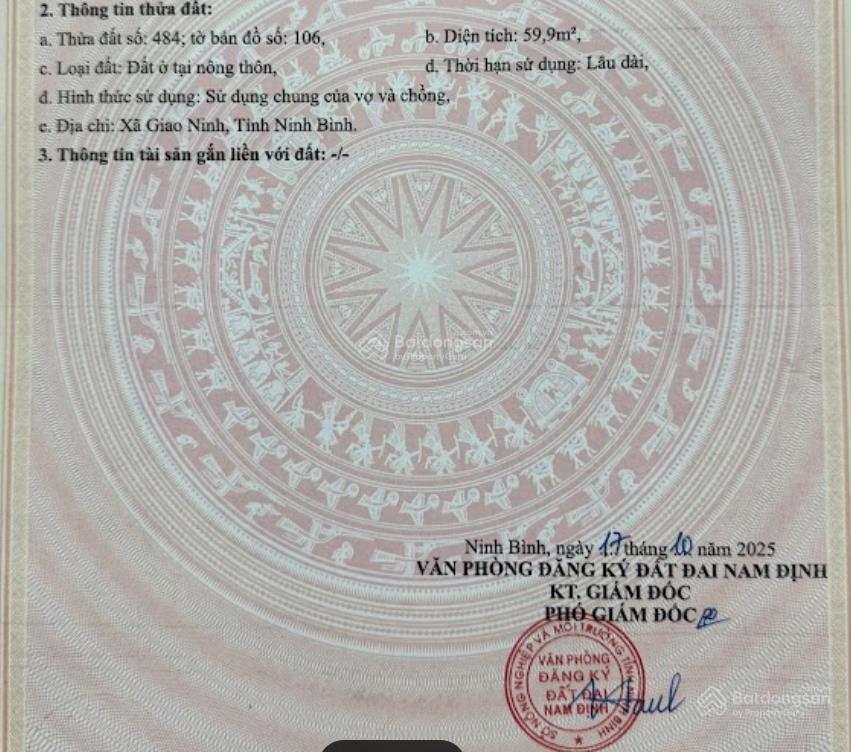 Đất nền thị trấn , ven biển quất lâm, gần khu công nghiệp, kinh doanh tốt