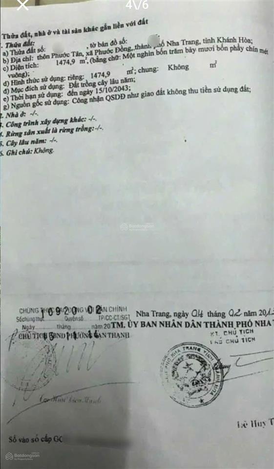 Lô đất ngang hơn 30m phước tân, phước đồng, nam nha trang.  0927 373 *** thọ