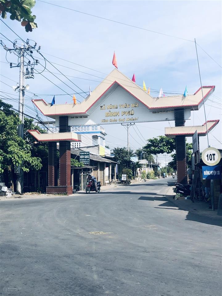 Bán đất vườn mặt tiền đường bê tông bình phú, gò công tây