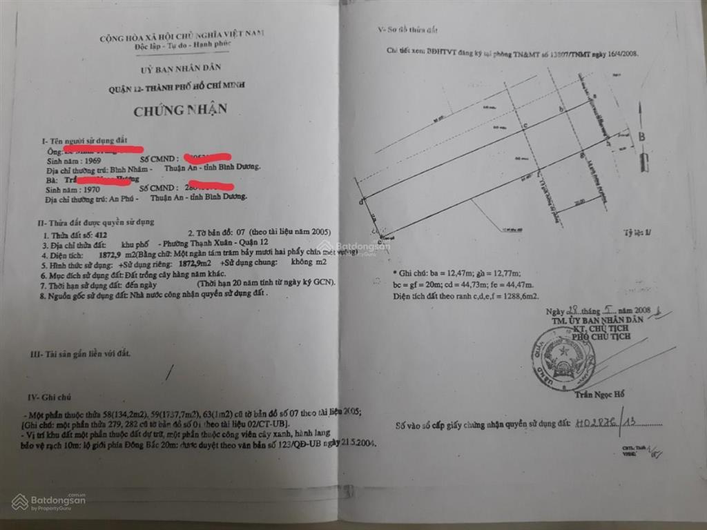 Bán đất nông nghiệp, mặt tiền sông vàm thuật. 0979 562 ***