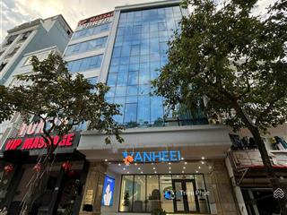 Bán tòa nhà mặt phố cầu giấy  diện tích 255m²  9 tầng thông sàn  mt 10m  đang cho thuê 3 tỷ/năm