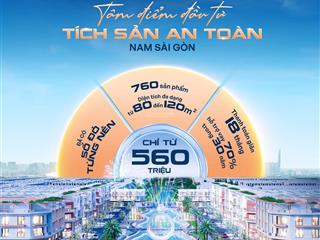 The 826 ec đô thị thương mại nam sài gòn, sổ đỏ từng nền, chỉ từ 560 triệu  hỗ trợ vay lãi 0%