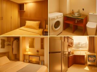 Phòng trọ máy lạnh giá rẻ, đầy đủ tiện nghi ngay trung tâm tân bình