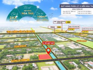Cực rẻ 100 m2 đất thổ cư trung tâm xã nga thái, nga sơn, thanh hóa giá chỉ 280 triệu bao sang tên