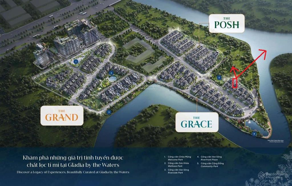 Gladia căn biệt thự song lập đầu tư tốt nhất, rẻ hơn thị trường 5 tỷ. gần sông, công viên,yên tĩnh