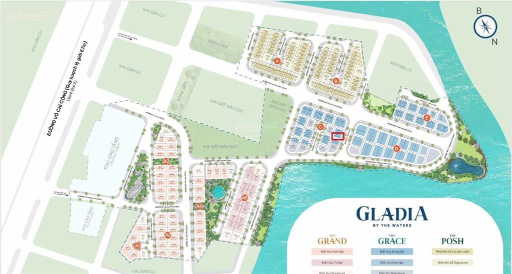 Gladia căn biệt thự song lập gần đường 25m & sông mát mẻ. giá rẻ hơn thị trường 5 tỷ. xem nhà 24/7