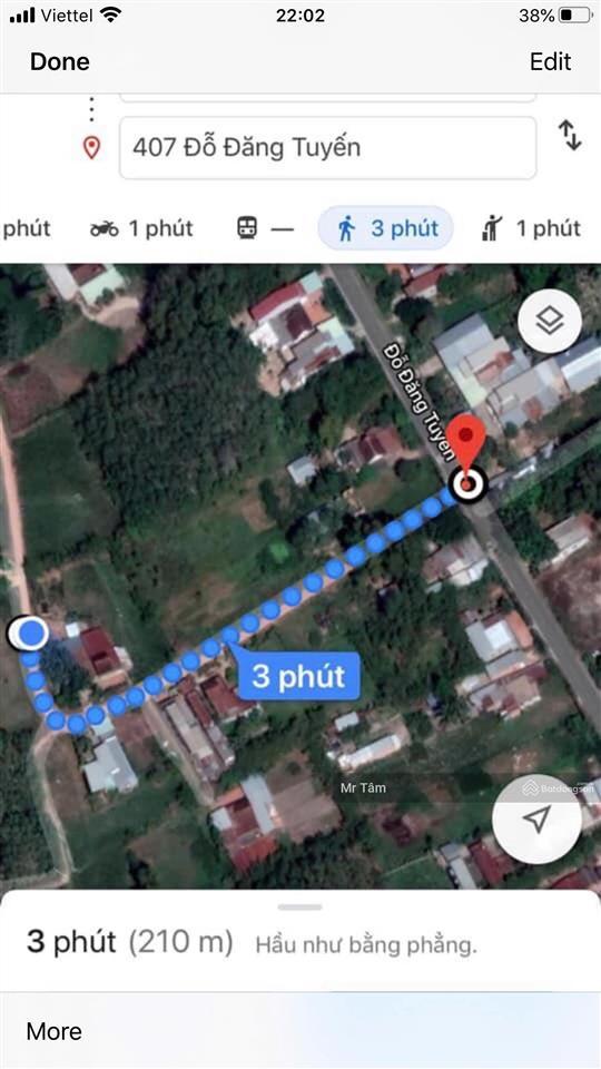 Bán lô đất đường nhựa, 1 sẹc đỗ đăng tuyển, diện tích 116m2, full thổ cư, xã an nhơn tây