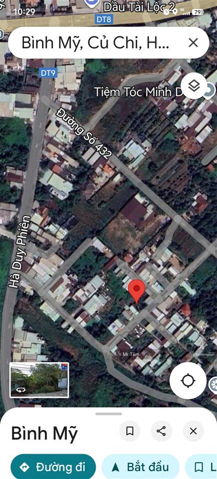 Bán đất, 2 sẹc ngắn đường hà duy phiên, tổng 220m2, có 200m2 tc, xã bình mỹ
