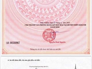Bán đất 81,7m2 thổ cư  xã diên toàn, huyện diên khánh, khánh hòa