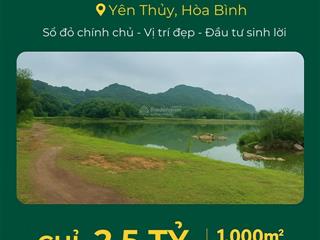 Hàng hiếm tại xã bảo hiệu, yên thủy, hòa bình, 2,5 tỷ, 1000m2