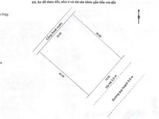 Bán lô đất biệt thự đẹp cho khách mua ở 300m2 đất sạch đẹp gần sông hồ khu đô thị đông dân 5,9 tỷ