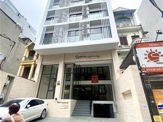 Cần cho thuê toà nhà phố dương khuê 85m2, 8 tầng, mặt tiền 5m giá 95tr  thang máy, pccc đầy đủ