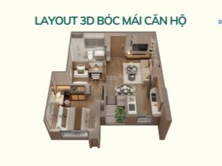 Bán gấp căn hộ 1pn giá 1,8x tỷ, hỗ trợ vay 65% tầng đẹp, view thoáng