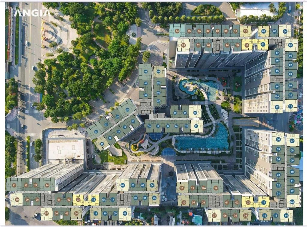 Bán căn hộ 3pn, 2wc 85m2 view hồ bơi, giá tốt nhất westgate an gia.  0937 077 ***