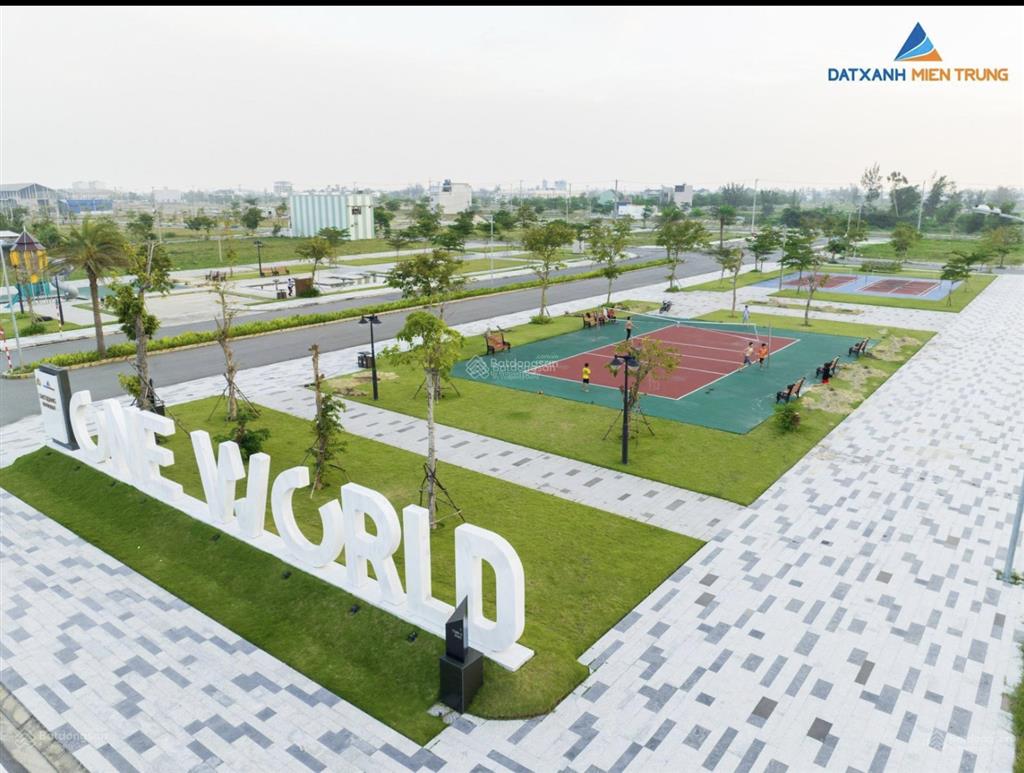 Bán lô mặt tiền đường lớn trong kđt oneworld ven biển nam đà nẵng, sổ đỏ sẵn