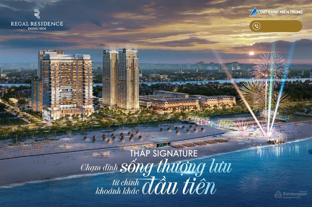 Căn hộ cao cấp view trực diện biển, regal signature, giá bán 1,6 tỷ/căn