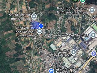 Bán lô đất cách biển 7km, phường bắc nha trang 1tỷ350