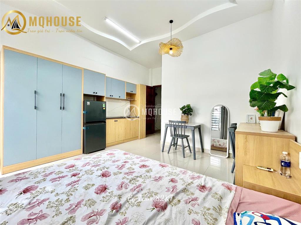 Căn hộ mới siêu xinh ban công thoáng máy giặt sấy riêng, full nội thất trống sẵn