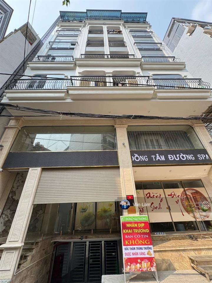 Mỹ đình 120m2, 45 tỷ tòa chdv 8 tầng thang máy, 18 phòng full nội thất  ô tô tránh  có hầm