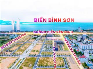 Lô góc 2 mặt tiền duy nhất tại bình sơn ocean park