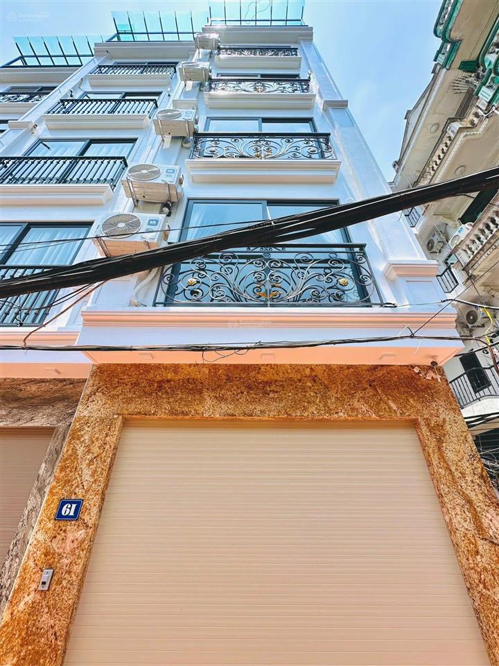 Rất hiếm, võng thị, ngõ thông, gần phố, thang máy, mới đẹp, ở hay cho thuê đỉnh, 43.1m2x6 tầng