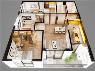 Hàng hiếm căn 2pn 2wc the zenith hải phòng hướng đông nam, giá 2.183 tỷ hàng trực tiếp chủ đầu tư