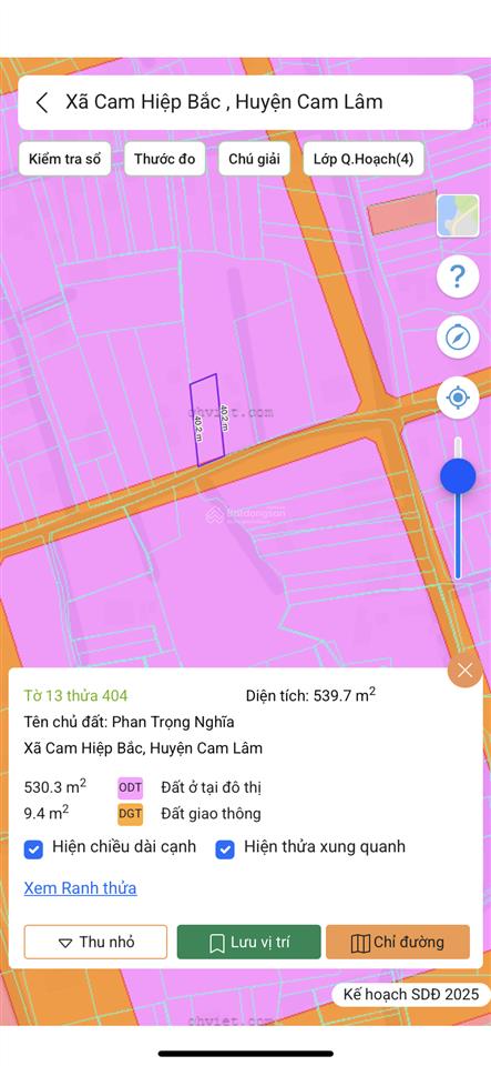 Cam hiệp bắc khu giữ lại, giá chỉ 6.7tr/m2, có đường quy hoạch 13m