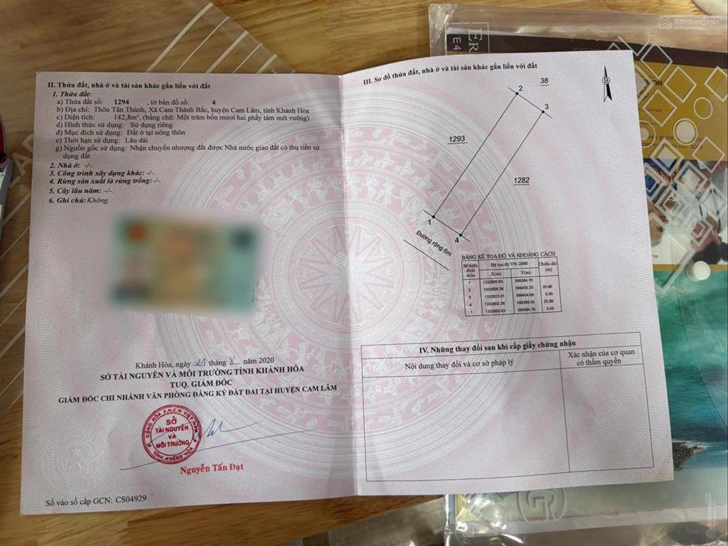 Chỉ 1.7 tỷ lô đất gần đầm thuỷ triều khu an toàn sau quy hoạch vin