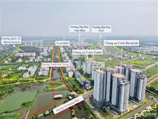 Giá bằng 1 căn chung cư  đất nền 13c khu làng đại học  5x17m  sổ hồng riêng, 5 tỷ, chủ thiện chí