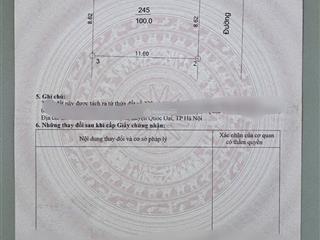 Bán nhanh lô 100m2 phú cát full thổ cư, mặt tiền hơn 8m, chỉ hơn 2 tỷ,  0988 412 ***