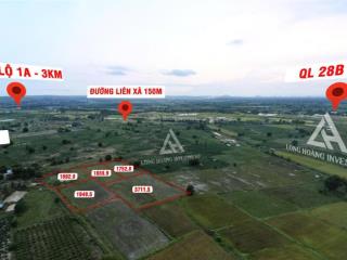 Kẹt tiền bán gấp lô đất trang trại phan thanh, ngay mặt kênh thủy lợi, nhà yến, tách 3 sổ 1250m2