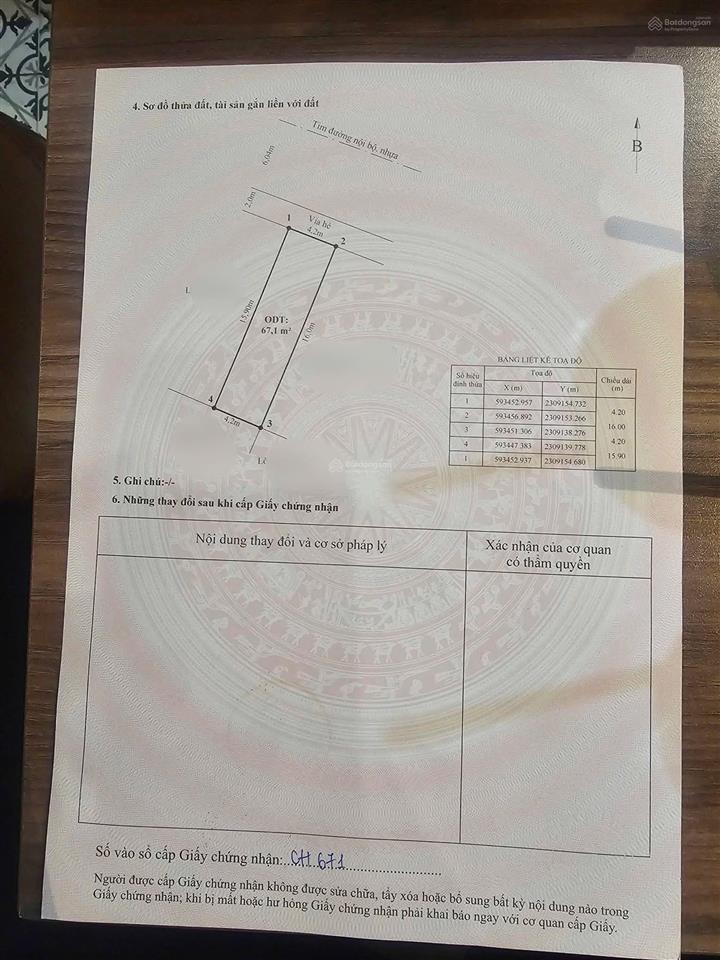 Siêu đẹplô đất 67m2 đường trước đất 12m khu tái định cư hồ đá, sở dầu, hồng bàng chỉ 56tr/m2