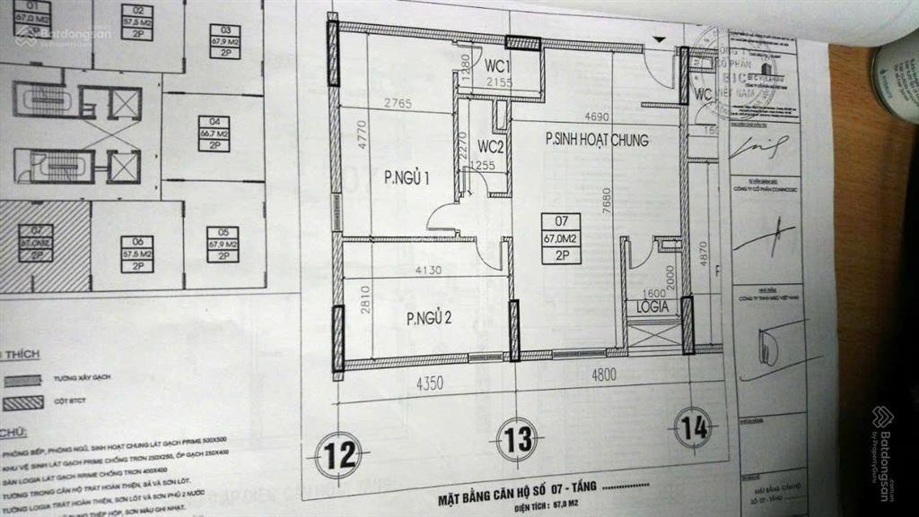 Chính chủ cần bán căn 3pn  2wc  full nội thất  tầng 7 rice city linh đàm, căn view đẹp nhất tòa
